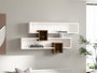 Hanah Home Estantería de Pared Karen Nogal y Blanco